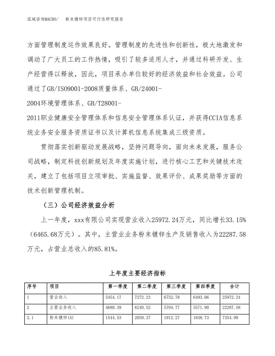 粉末镀锌项目可行性研究报告汇报设计.docx_第5页