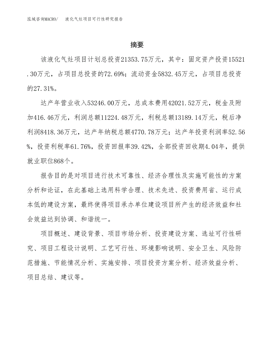 液化气灶项目可行性研究报告汇报设计.docx_第2页