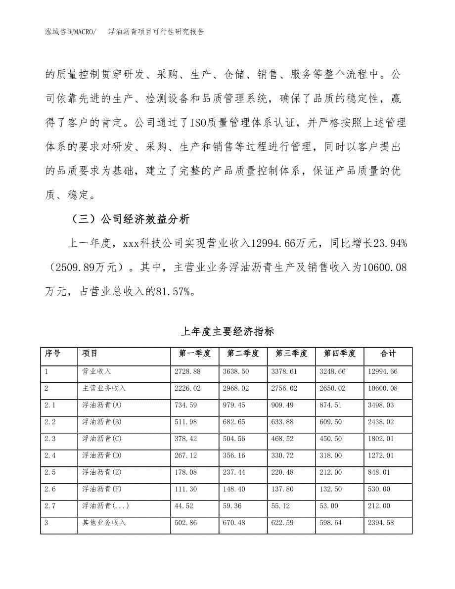 浮油沥青项目可行性研究报告汇报设计.docx_第5页