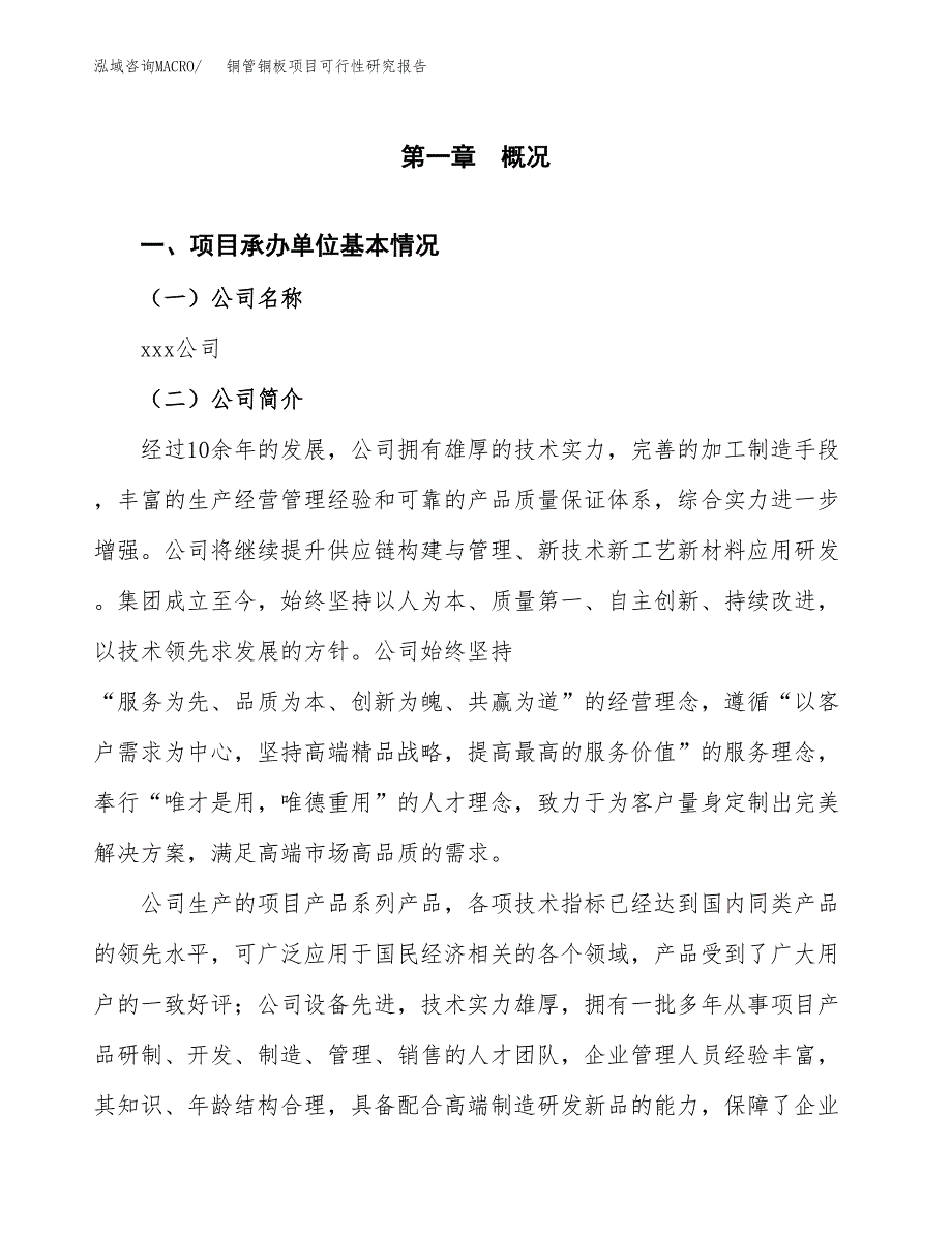 铜管铜板项目可行性研究报告汇报设计.docx_第4页