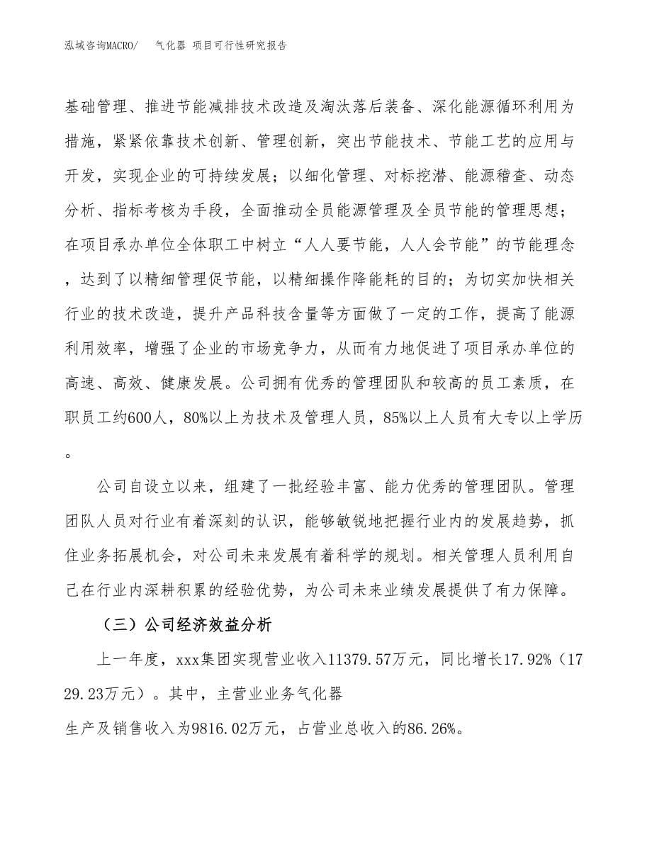 气化器 项目可行性研究报告汇报设计.docx_第5页