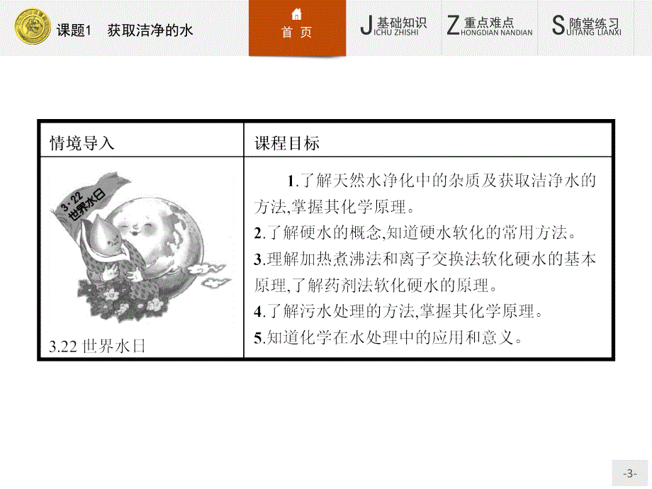 化学与技术化学与资源开发利用获取纯净的水._第3页