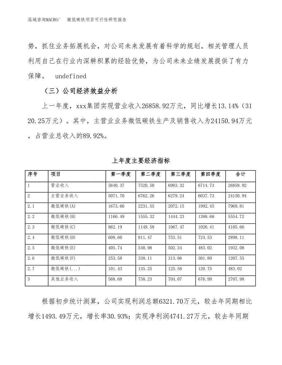 微低碳铁项目可行性研究报告汇报设计.docx_第5页