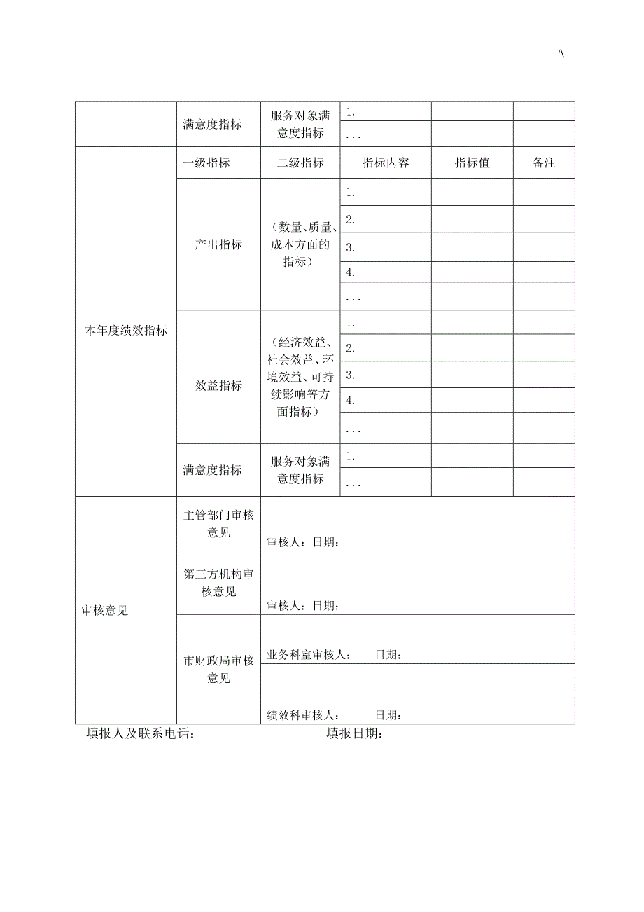 【计划项目支出绩效目标申报表材料】及其填报说明,填写示范(资料标准模板下载)_第2页