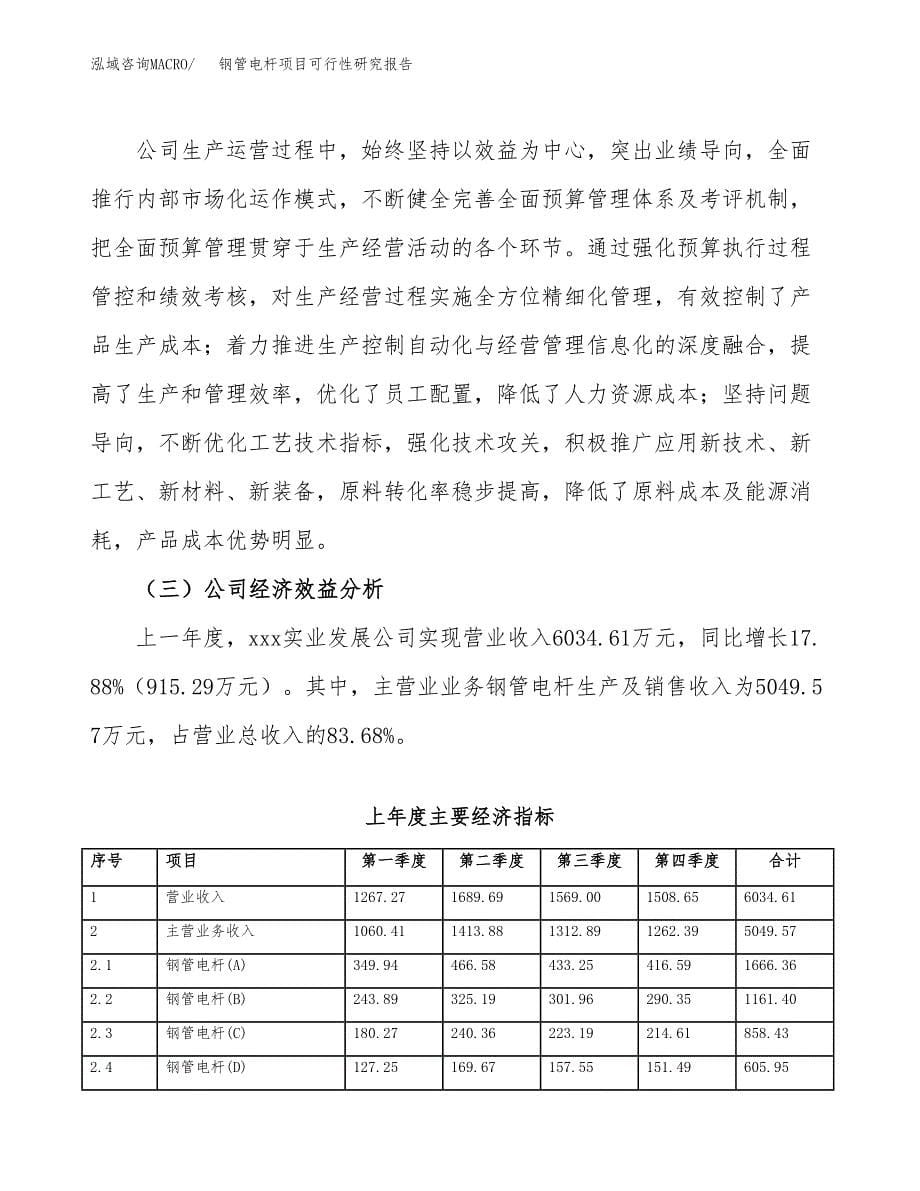 钢管电杆项目可行性研究报告汇报设计.docx_第5页