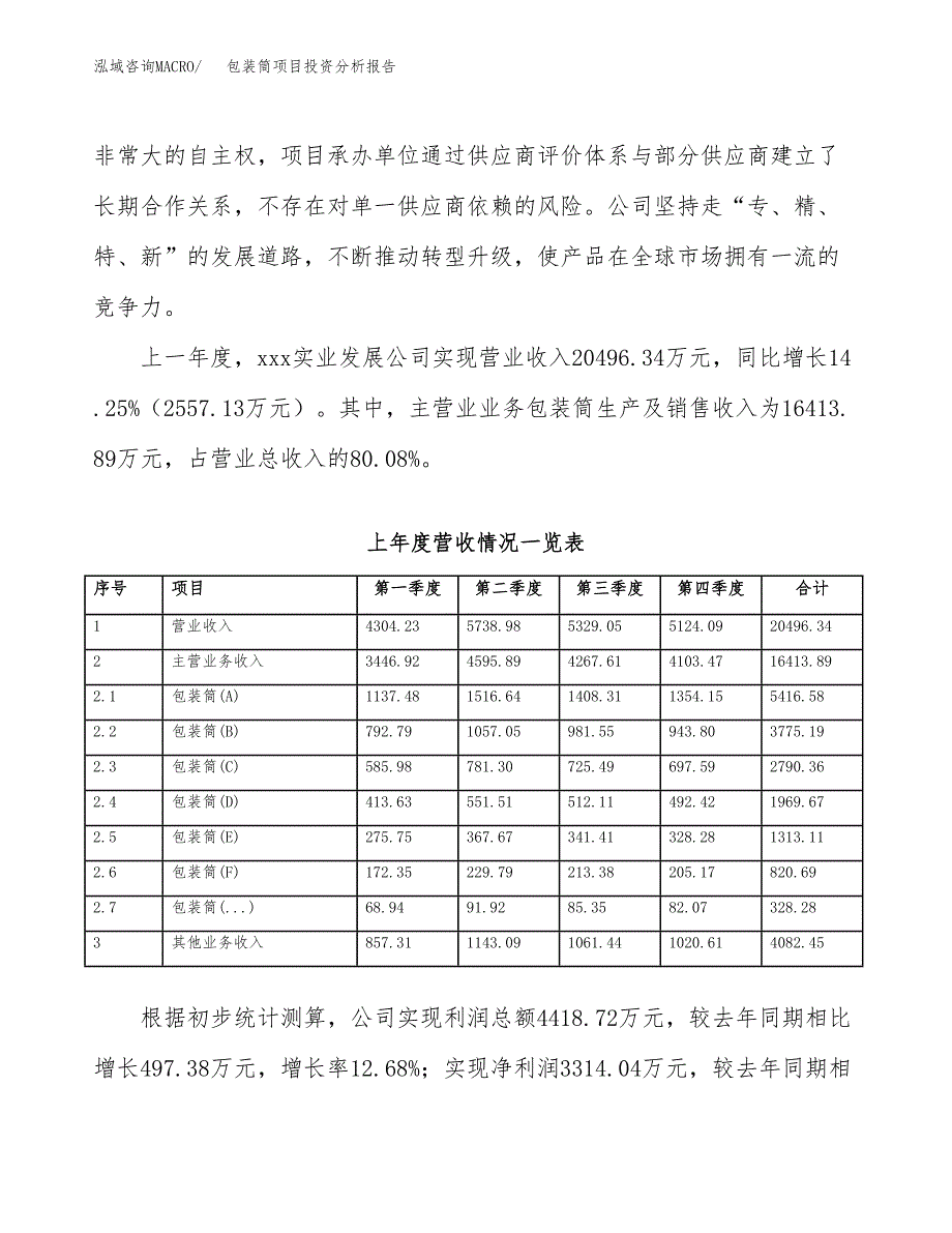 包装筒项目投资分析报告（总投资11000万元）（49亩）_第3页