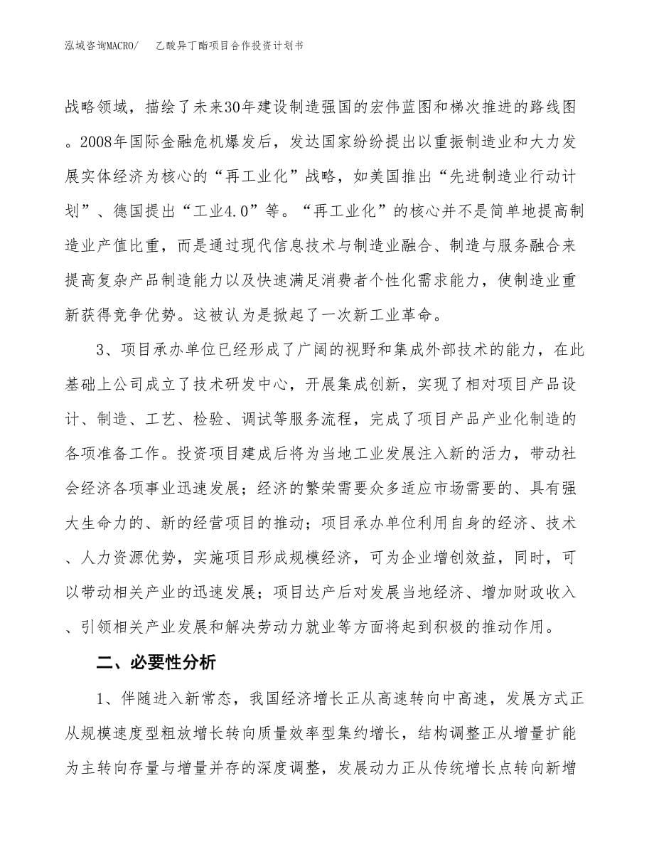 乙酸异丁酯项目合作投资计划书.docx_第5页