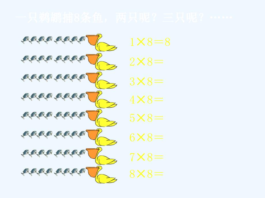 2017秋二年级数学上册 第四单元 8的乘法口诀参考 青岛版_第3页