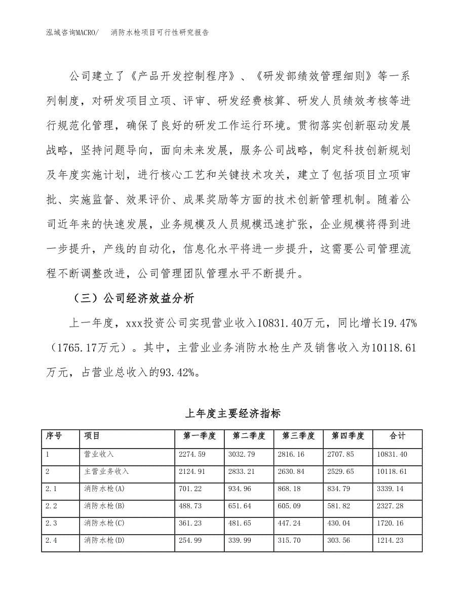 消防水枪项目可行性研究报告汇报设计.docx_第5页