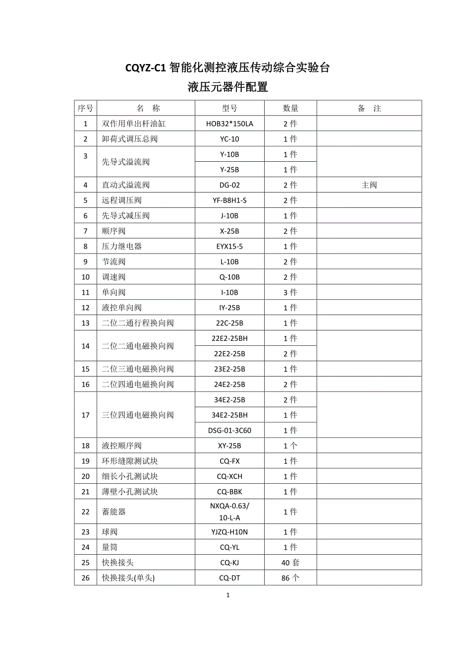 液压实验指导书合集解析_第1页