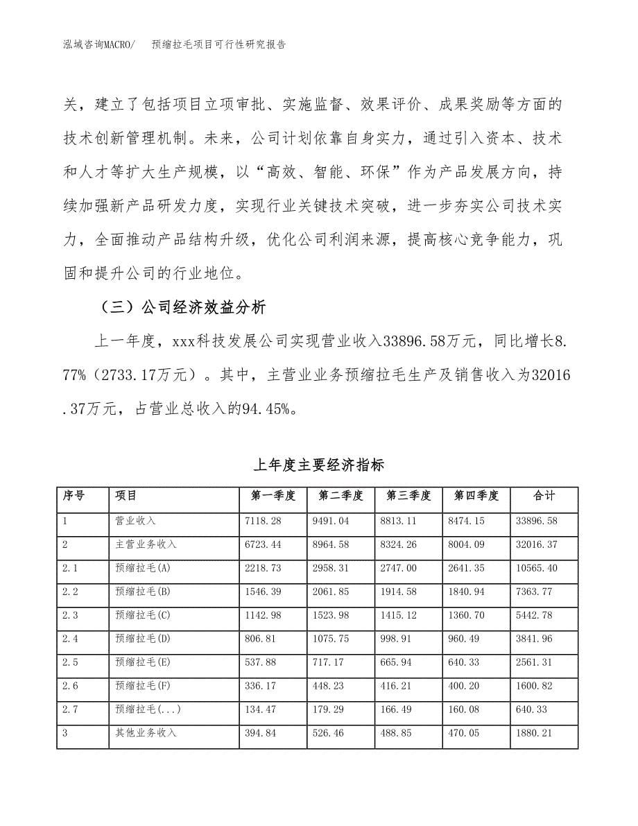 预缩拉毛项目可行性研究报告汇报设计.docx_第5页