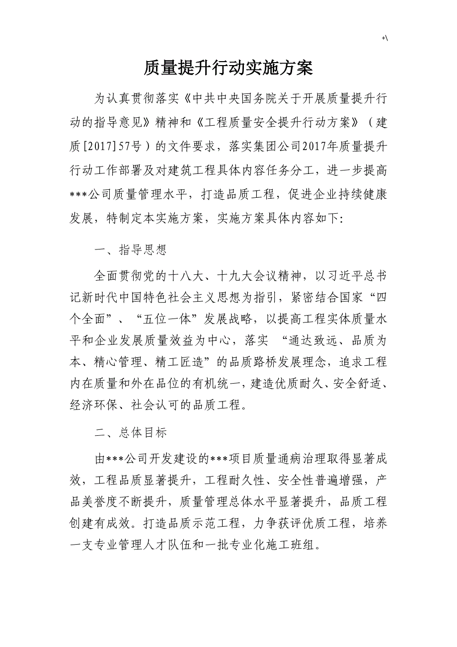 质量提升行动计划实施资料_第1页