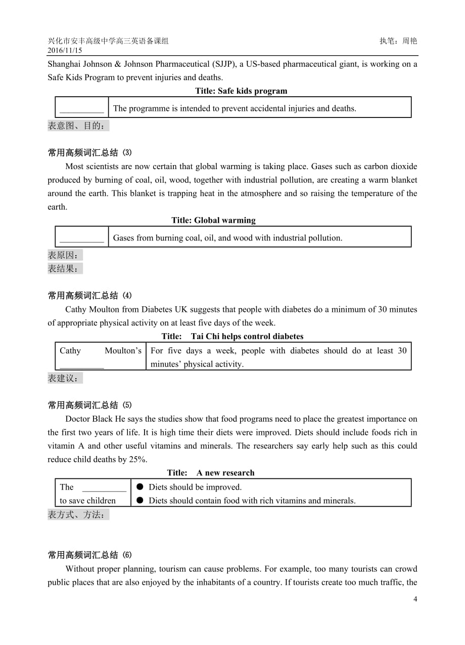 任务型阅读解题策略解析_第4页