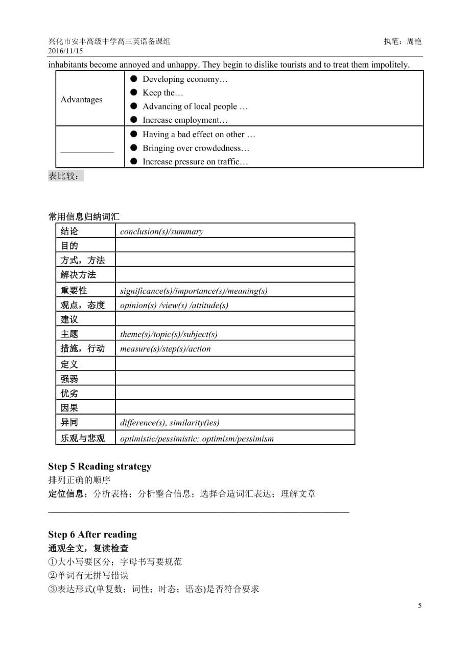 任务型阅读解题策略解析_第5页