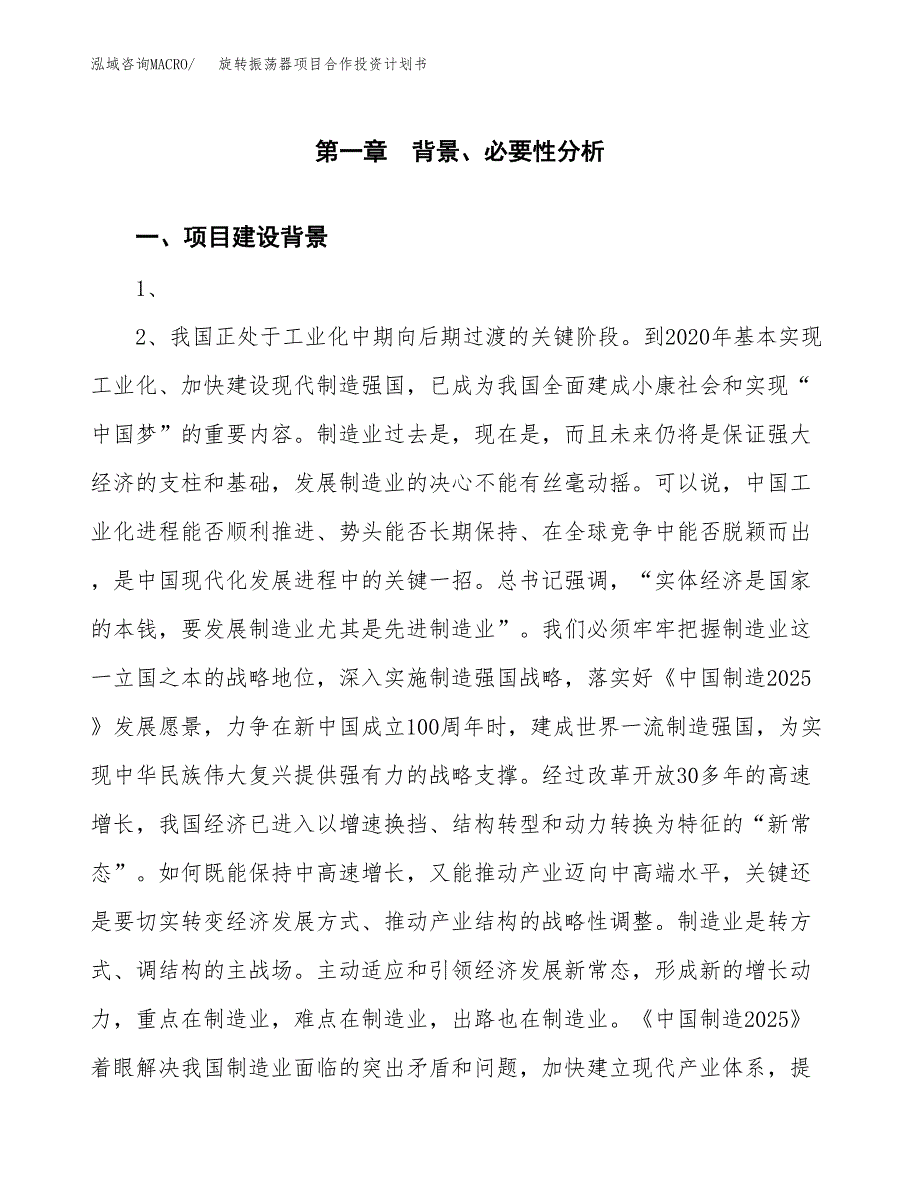 旋转振荡器项目合作投资计划书.docx_第3页