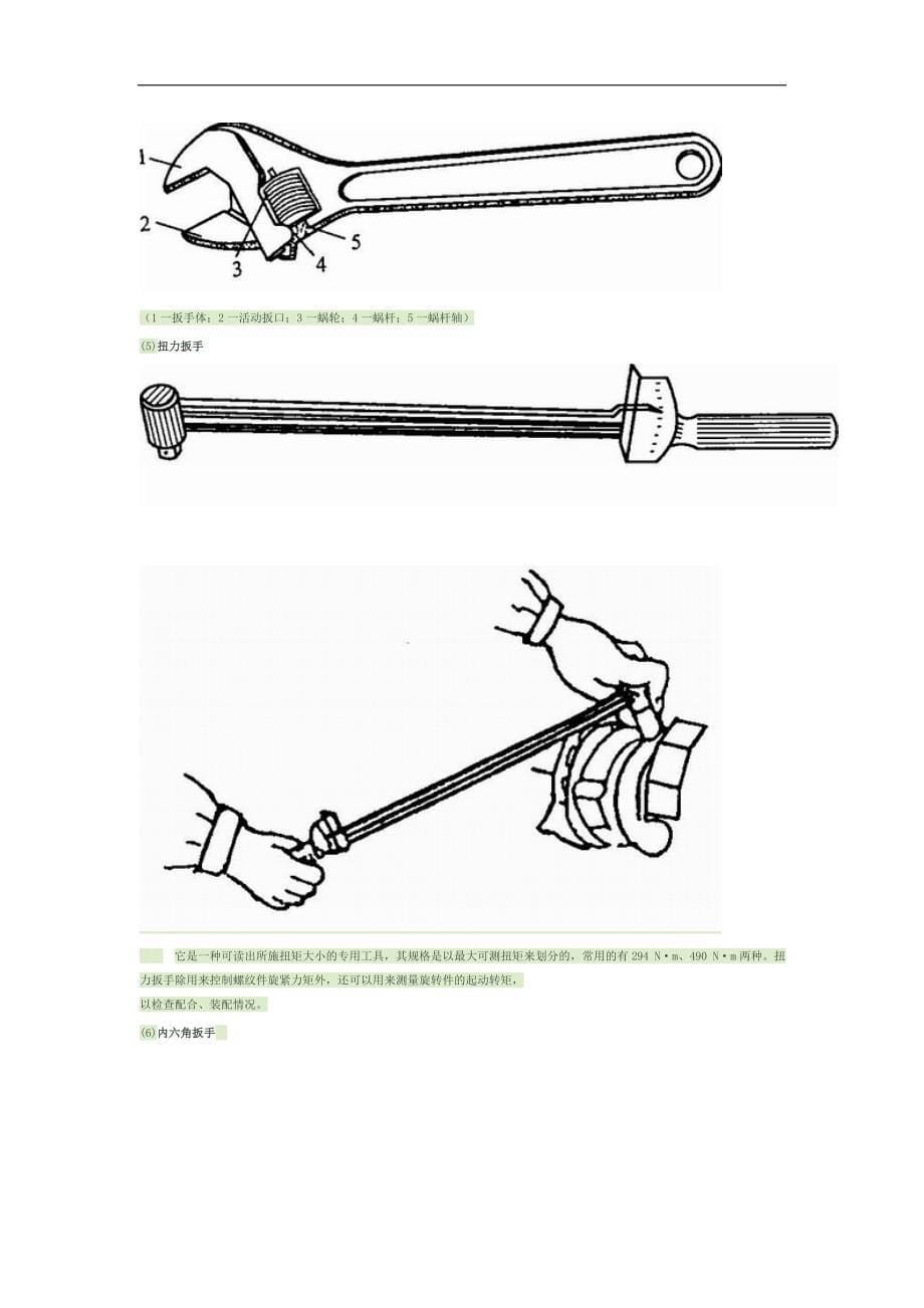 发动机实训(3)发动机拆装维修常用工量具概要_第5页