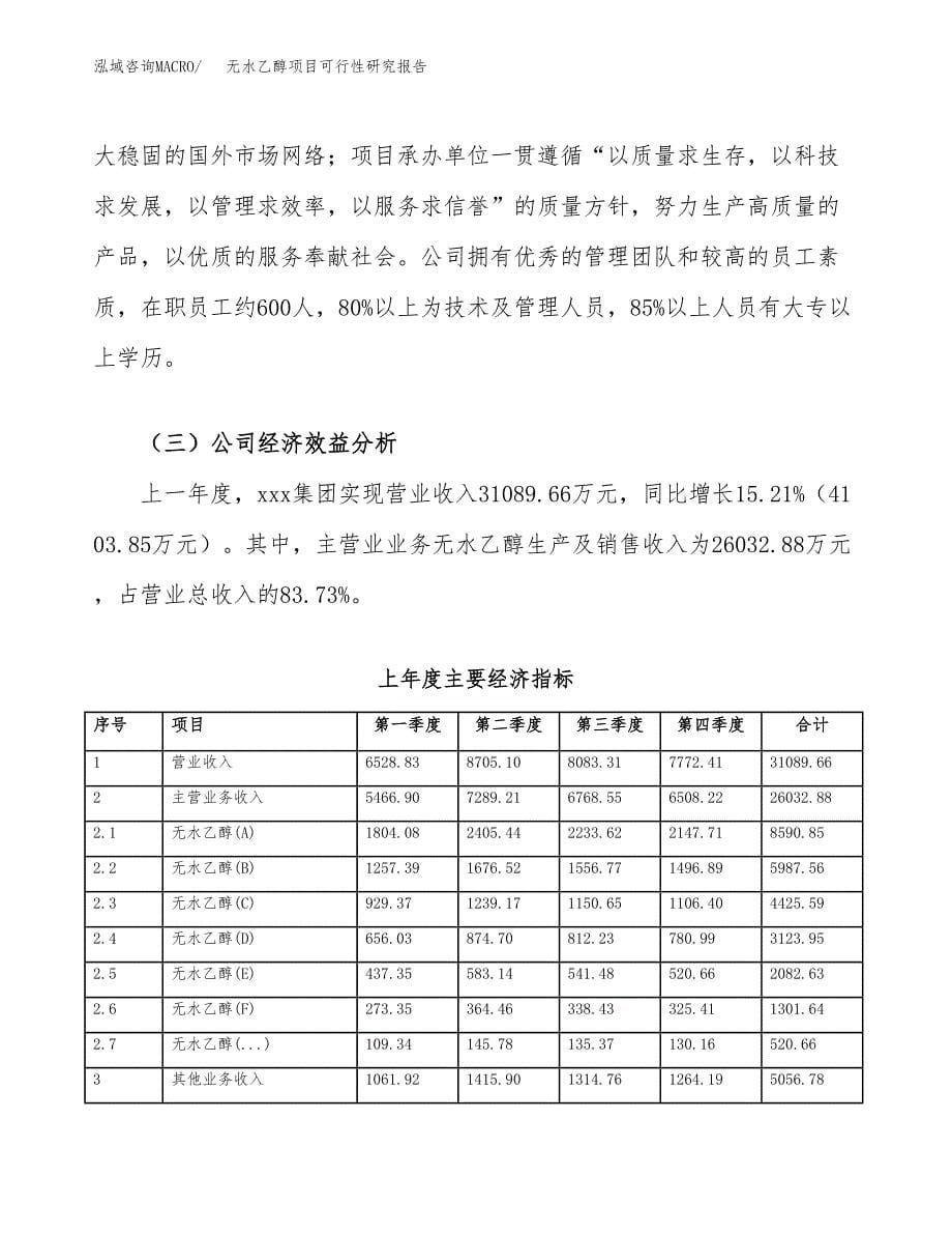 无水乙醇项目可行性研究报告汇报设计.docx_第5页