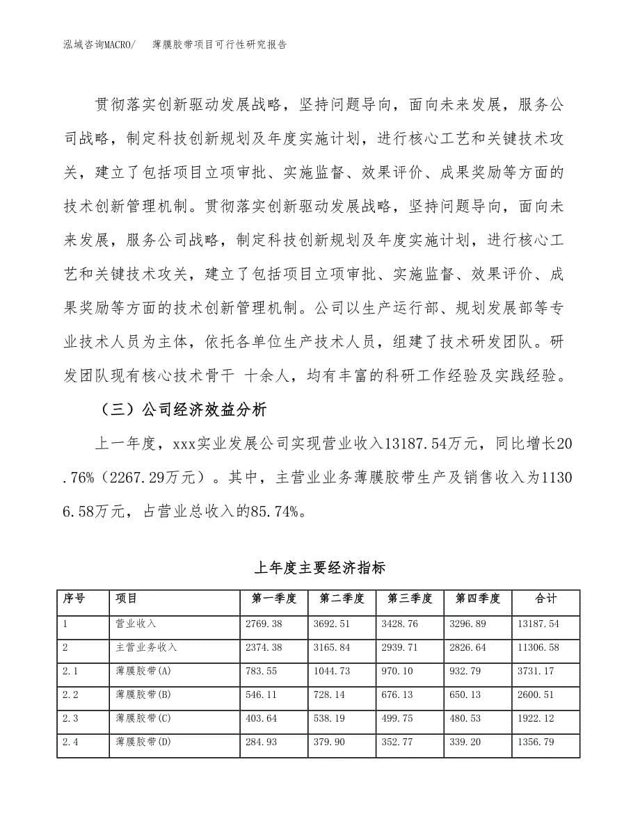 薄膜胶带项目可行性研究报告汇报设计.docx_第5页