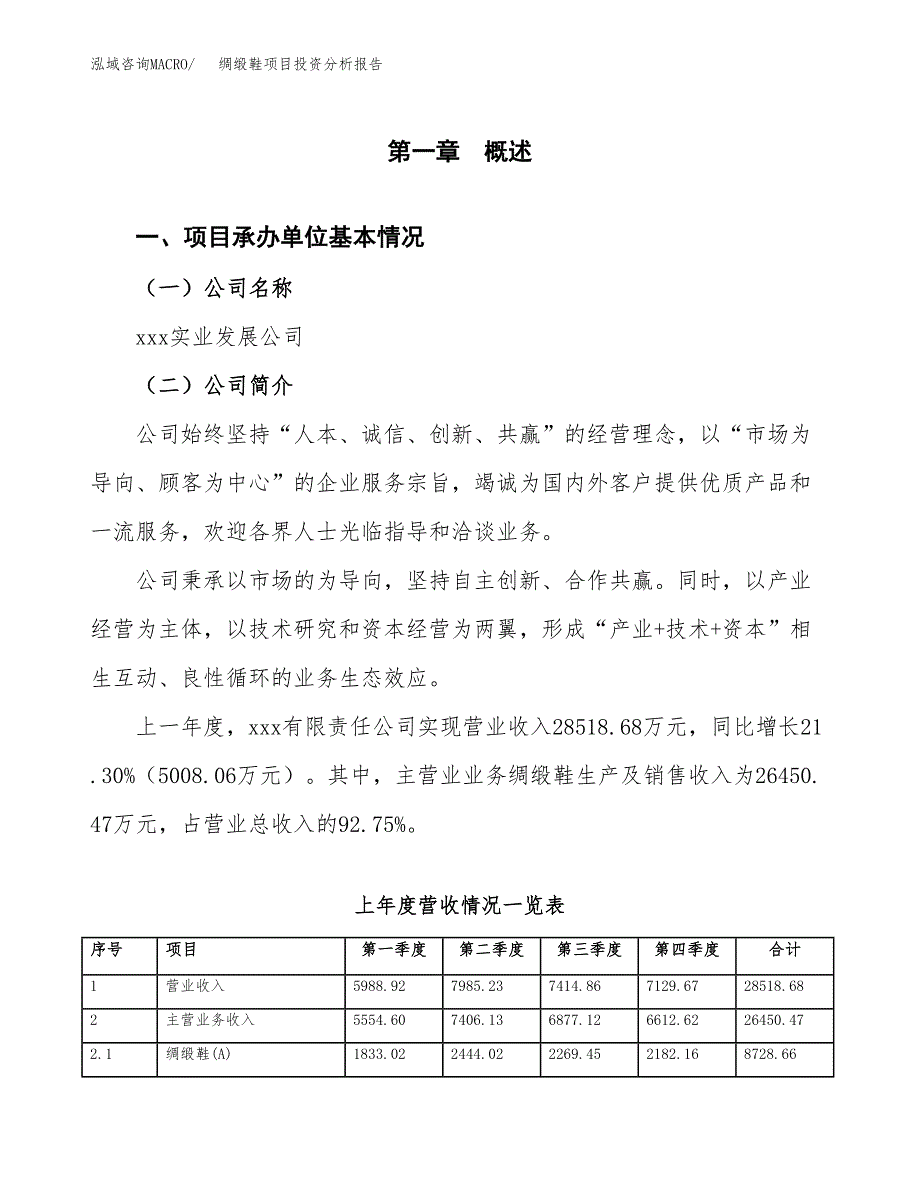 绸缎鞋项目投资分析报告（总投资15000万元）（61亩）_第2页