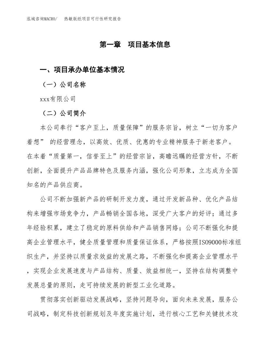 热敏版纸项目可行性研究报告汇报设计.docx_第5页