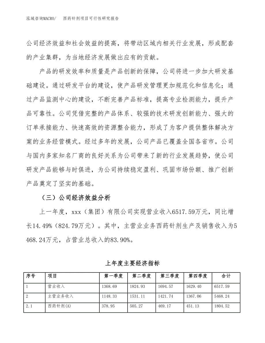 西药针剂项目可行性研究报告汇报设计.docx_第5页