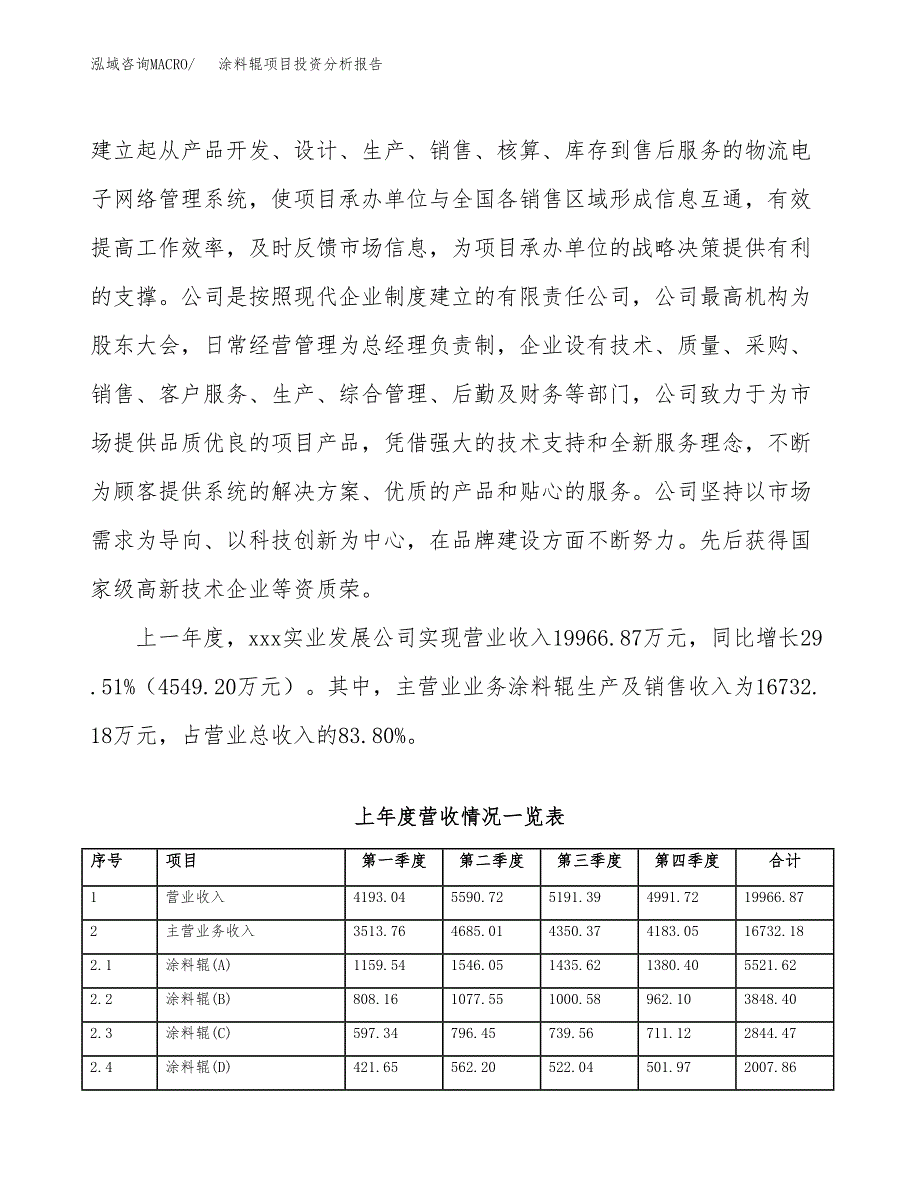 涂料辊项目投资分析报告（总投资15000万元）（73亩）_第3页