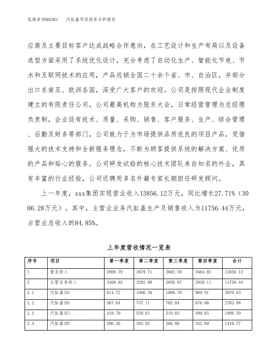 汽缸盖项目投资分析报告（总投资18000万元）（82亩）_第3页