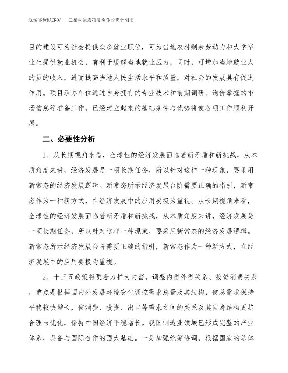 三相电能表项目合作投资计划书.docx_第5页