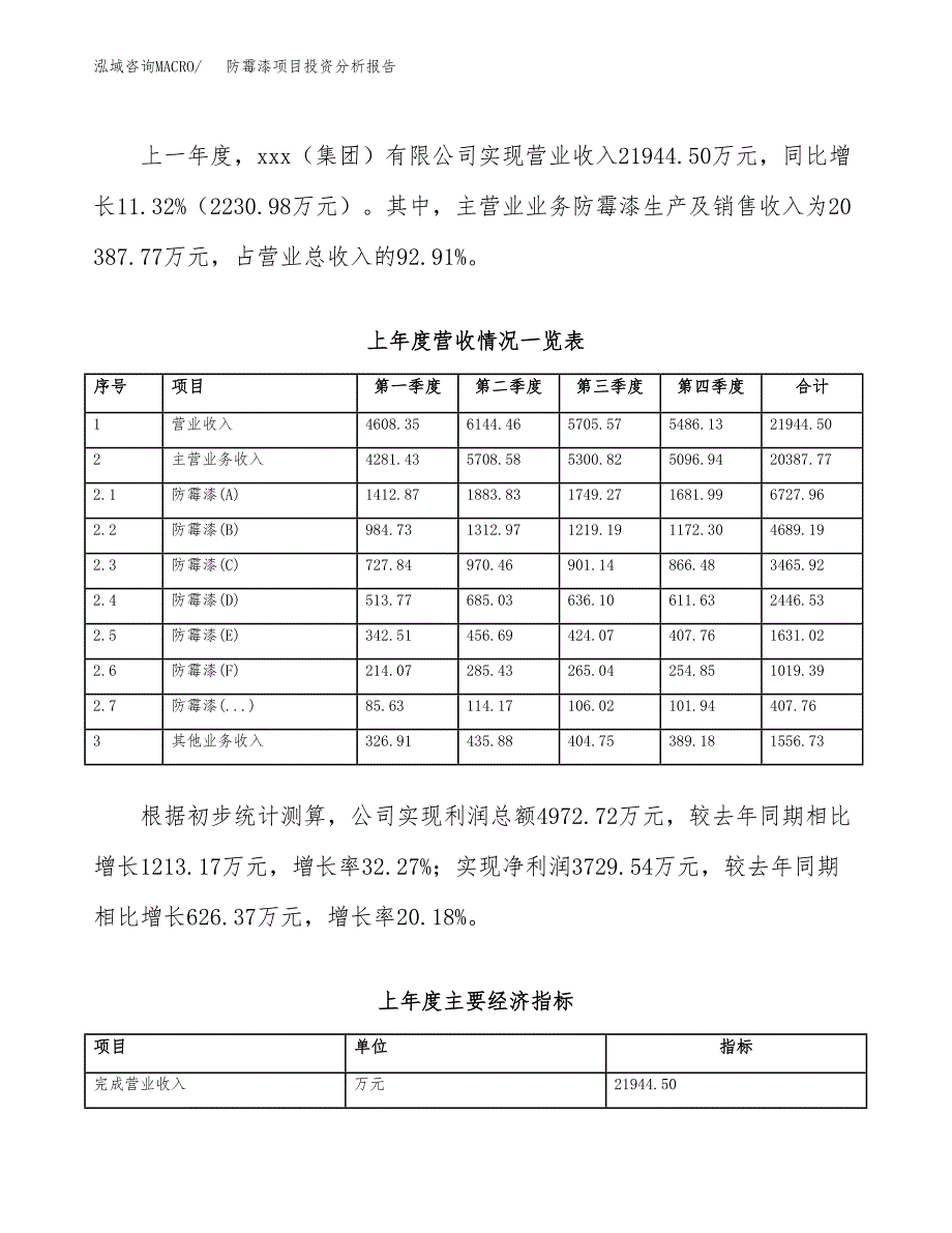 防霉漆项目投资分析报告（总投资18000万元）（73亩）_第3页