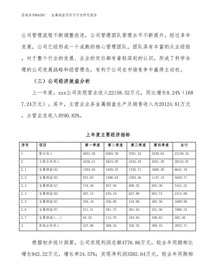 金属烟盒项目可行性研究报告汇报设计.docx_第5页