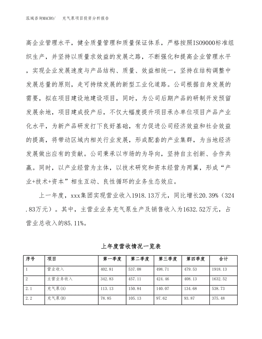 充气泵项目投资分析报告（总投资3000万元）（12亩）_第3页