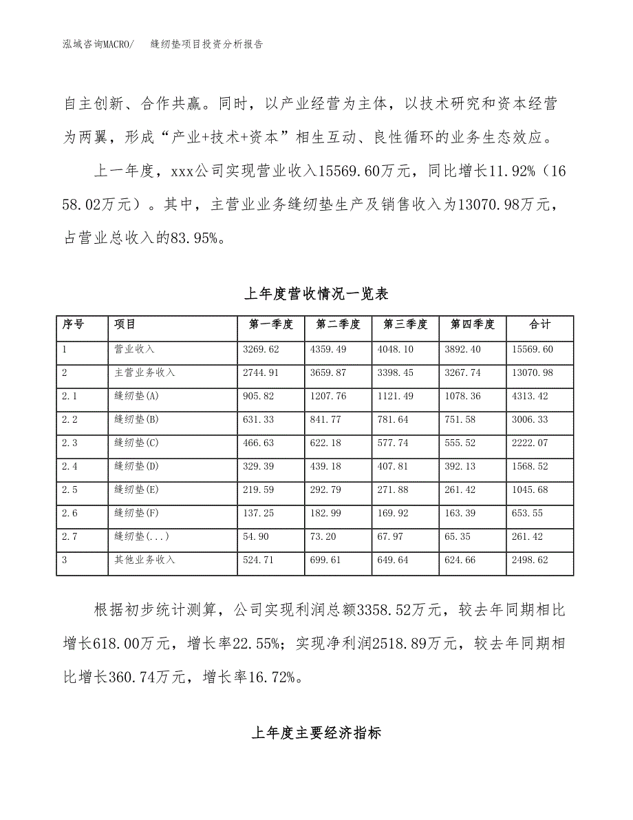 缝纫垫项目投资分析报告（总投资9000万元）（34亩）_第3页