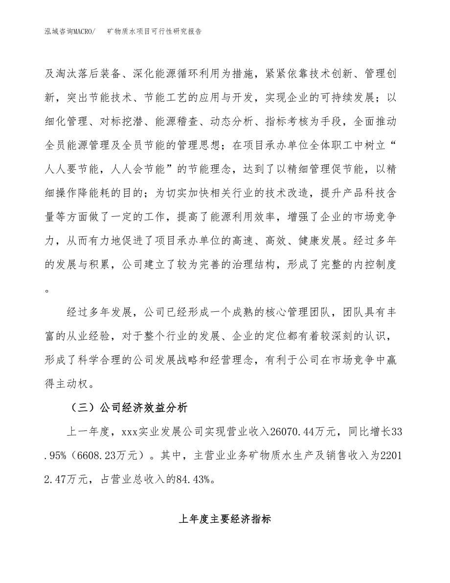 矿物质水项目可行性研究报告汇报设计.docx_第5页