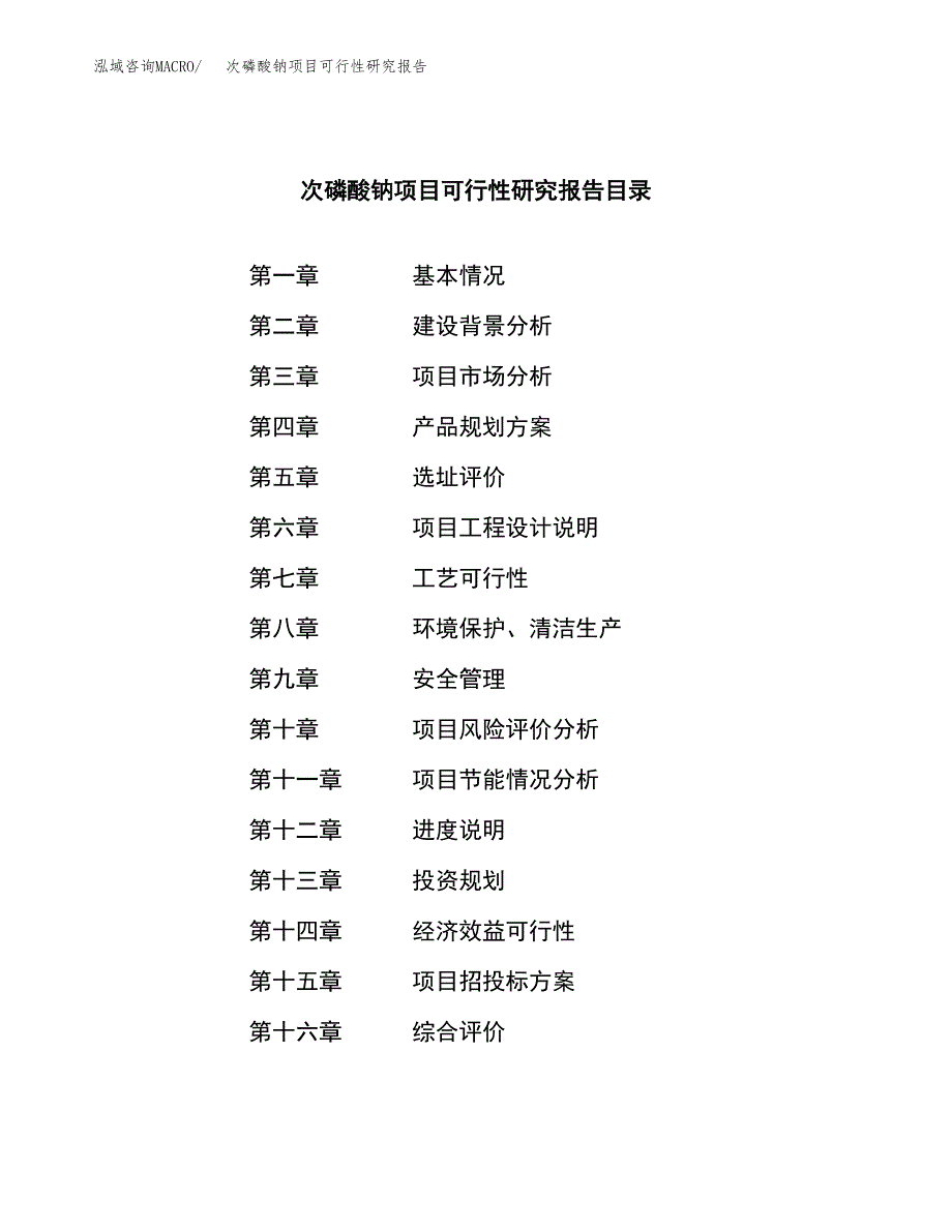 次磷酸钠项目可行性研究报告汇报设计.docx_第3页