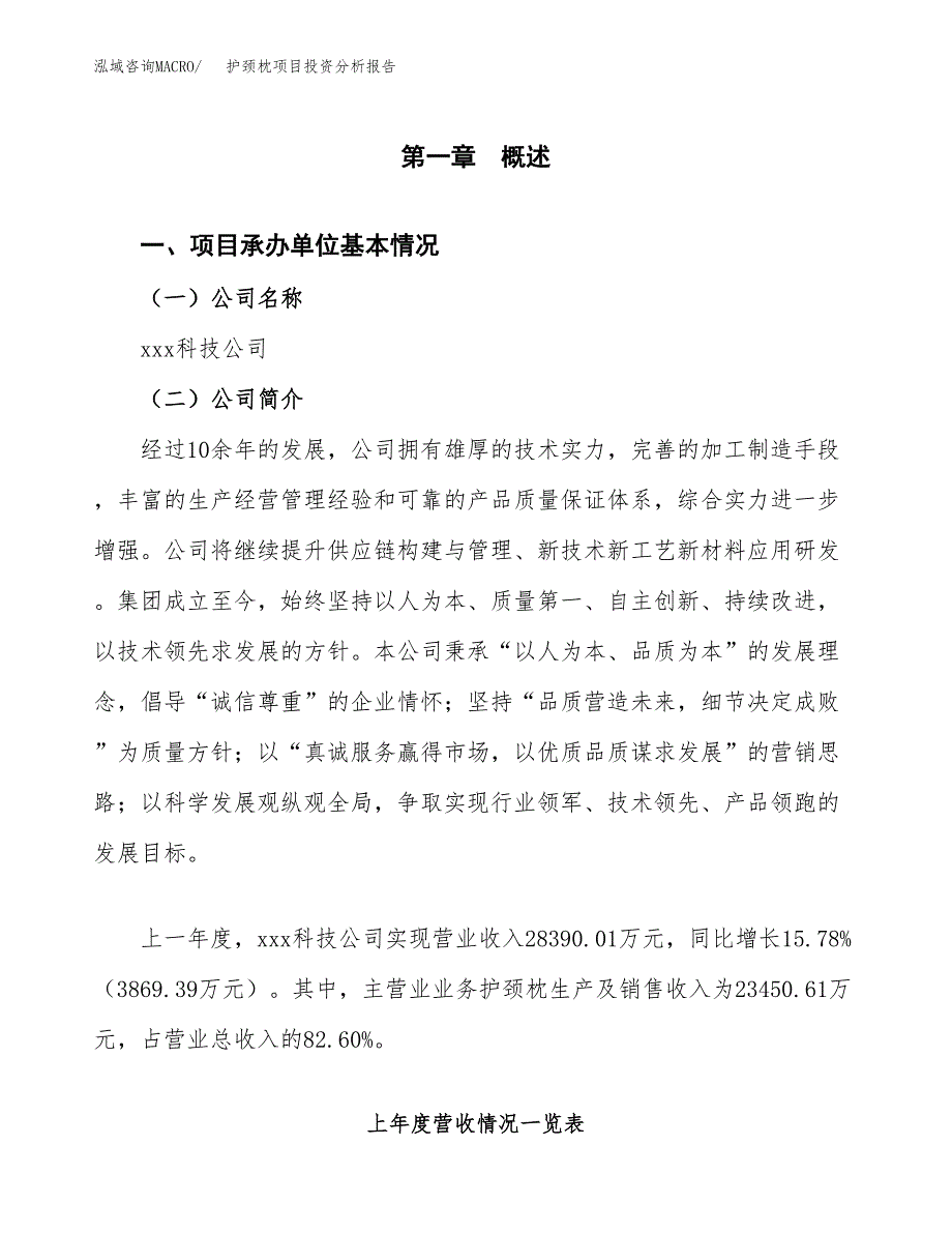 护颈枕项目投资分析报告（总投资14000万元）（59亩）_第2页