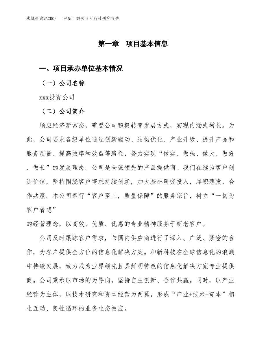 甲基丁酮项目可行性研究报告汇报设计.docx_第4页