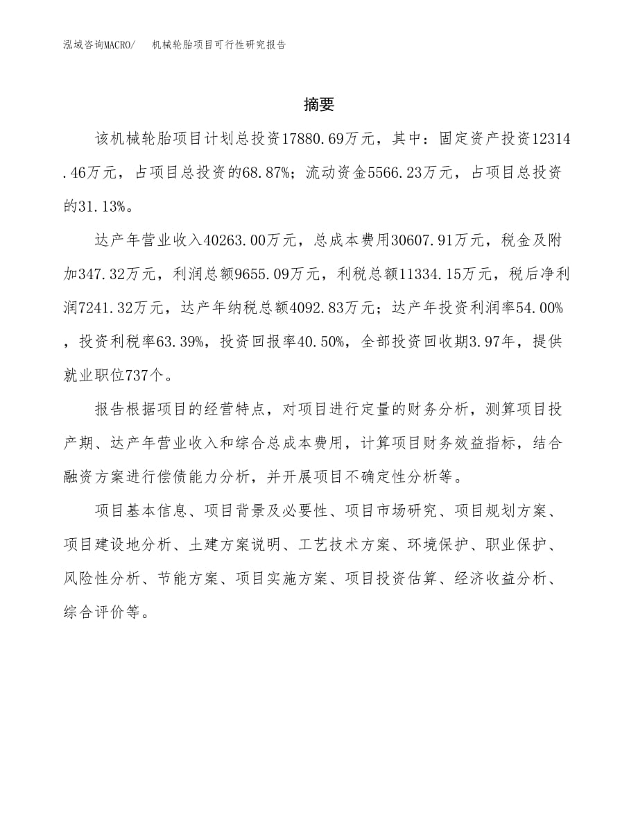 机械轮胎项目可行性研究报告汇报设计.docx_第2页