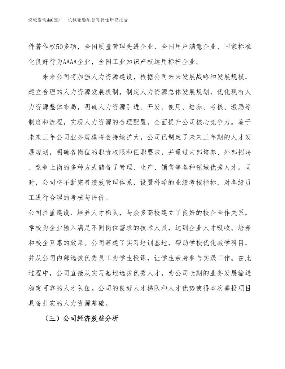 机械轮胎项目可行性研究报告汇报设计.docx_第5页