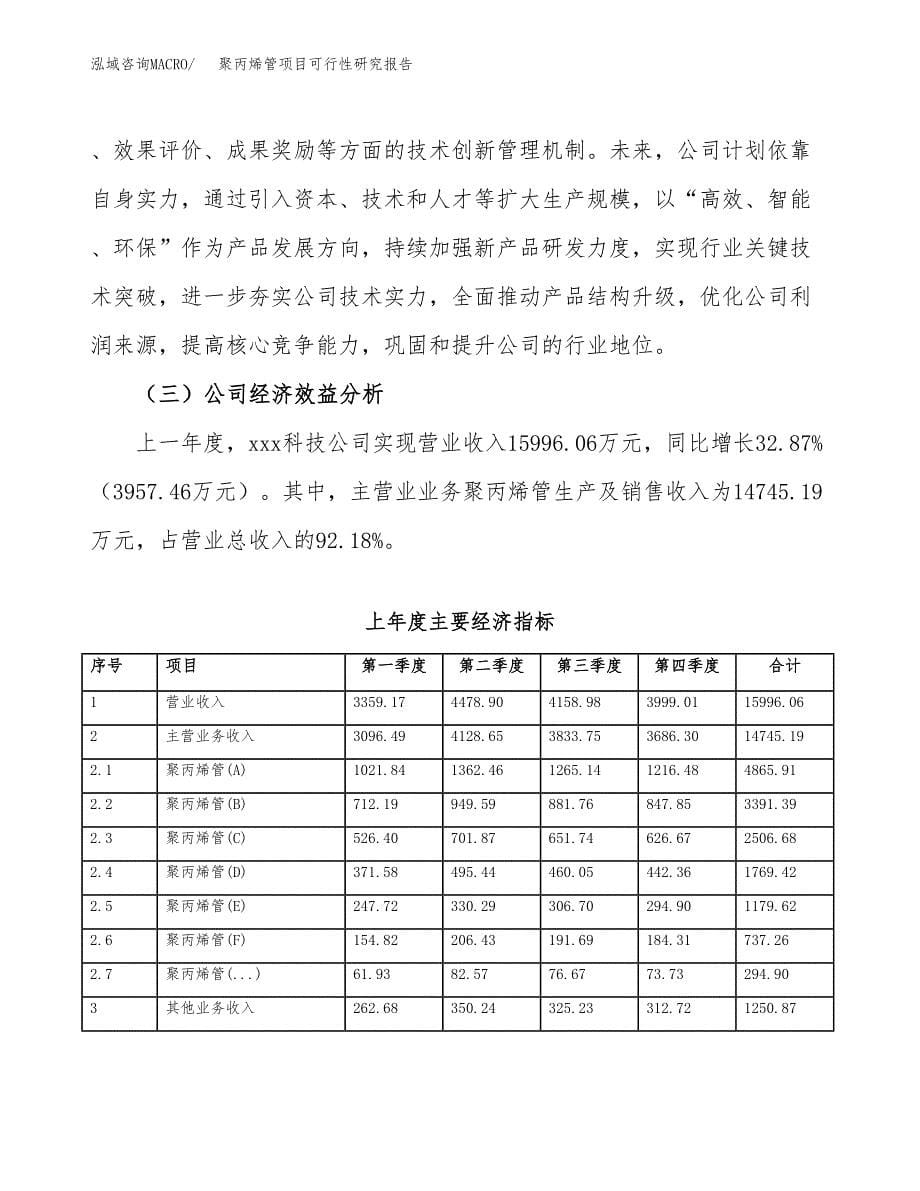 聚丙烯管项目可行性研究报告汇报设计.docx_第5页