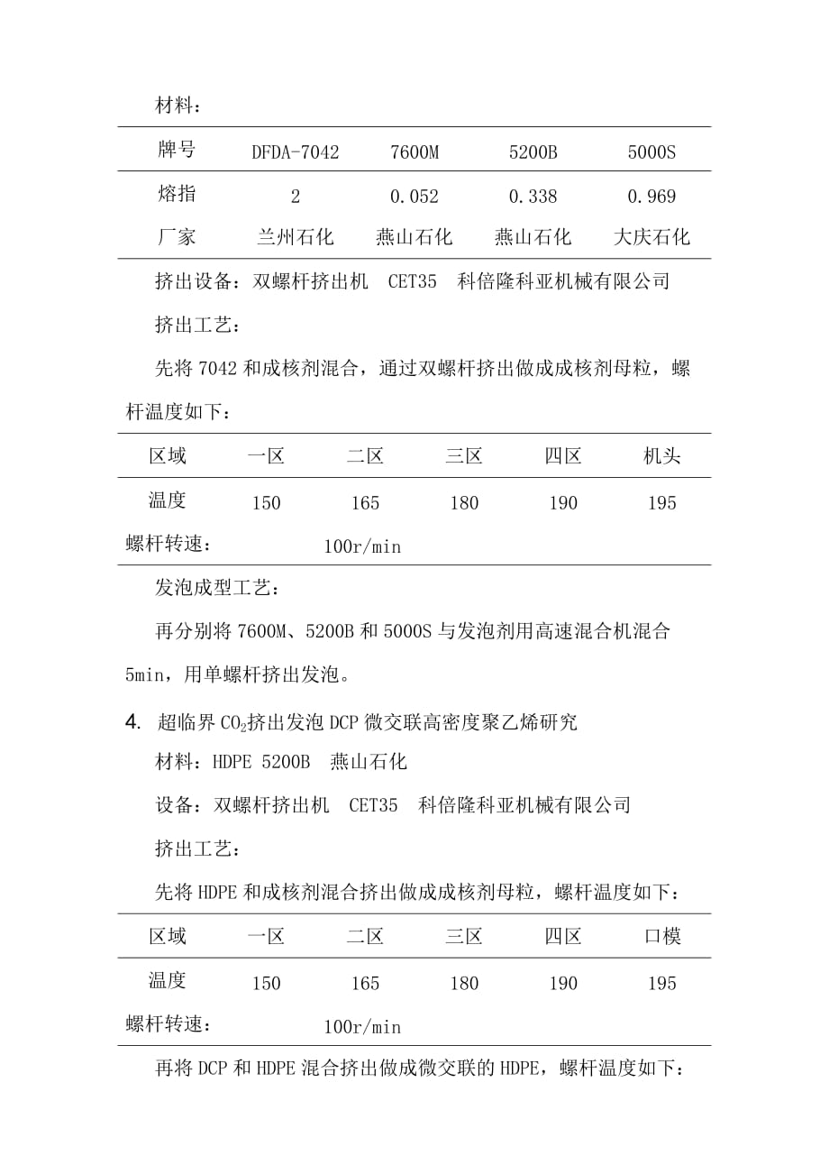 关于双螺杆用于做发泡聚乙烯及聚丙烯方面的汇总解析_第3页