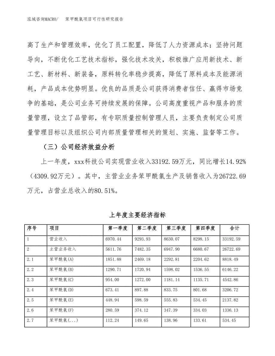 笨甲酰氯项目可行性研究报告汇报设计.docx_第5页