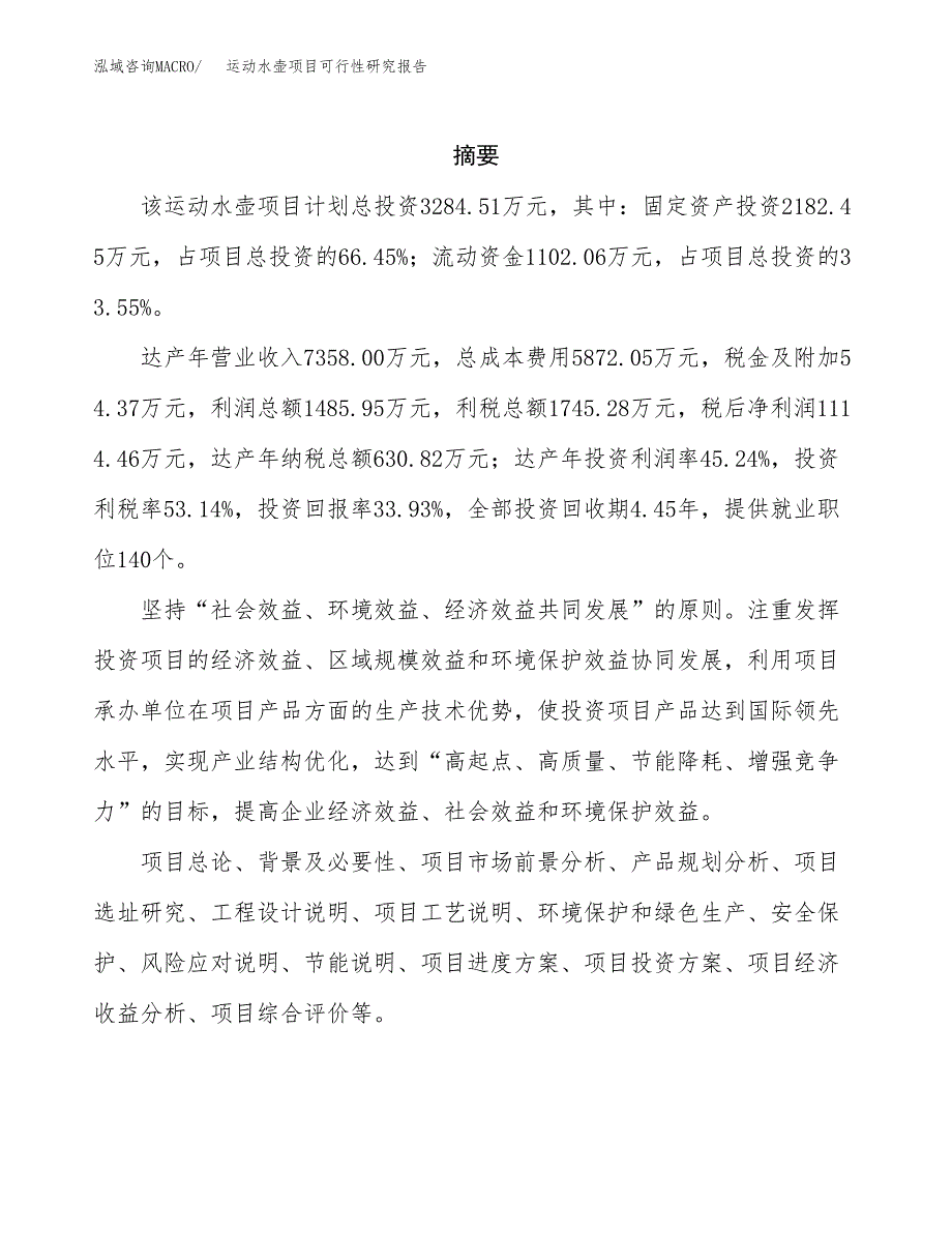 运动水壶项目可行性研究报告汇报设计.docx_第2页