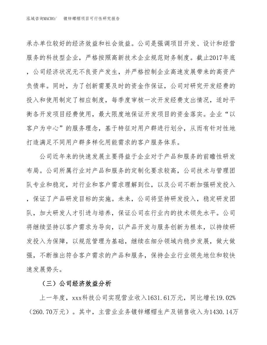 镀锌螺帽项目可行性研究报告汇报设计.docx_第5页