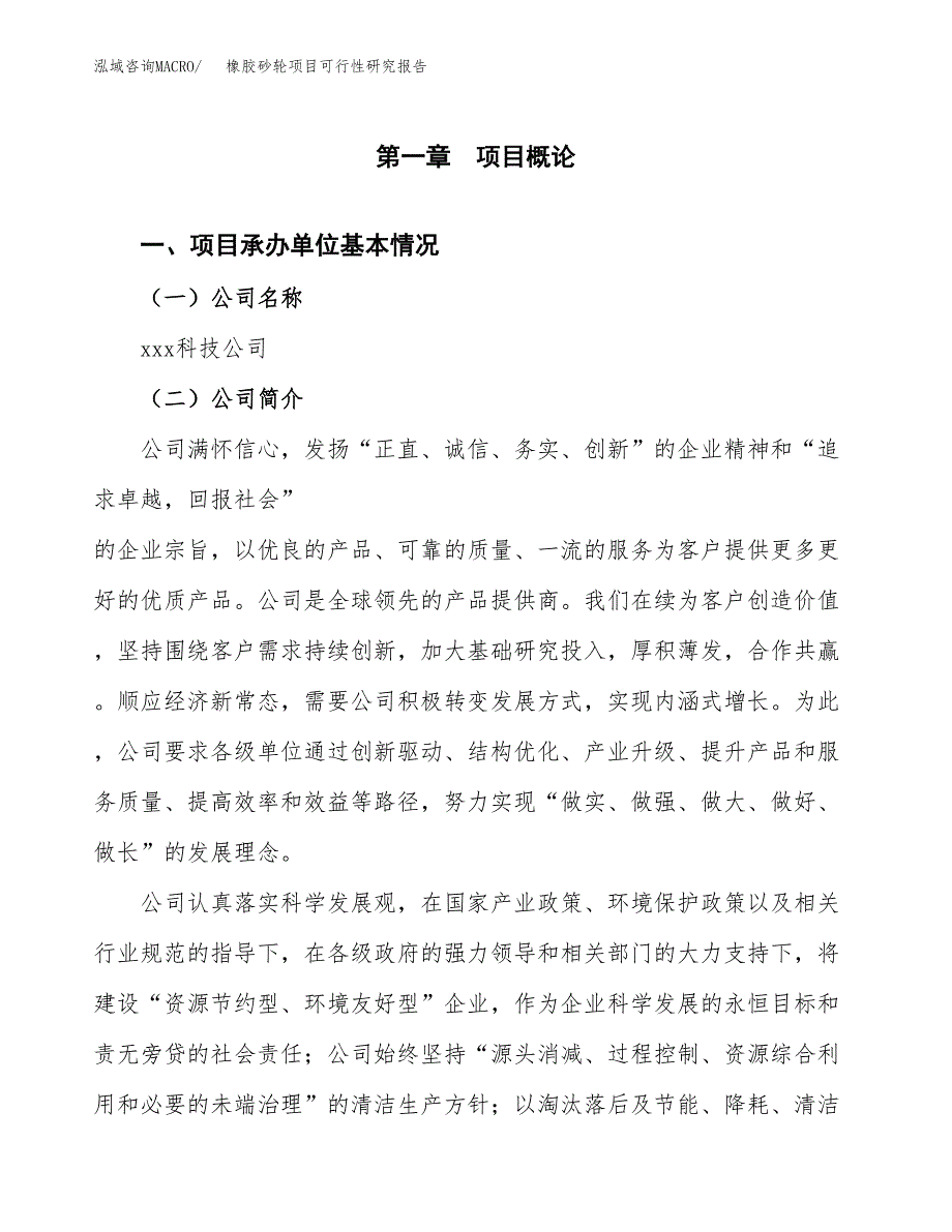 橡胶砂轮项目可行性研究报告汇报设计.docx_第4页