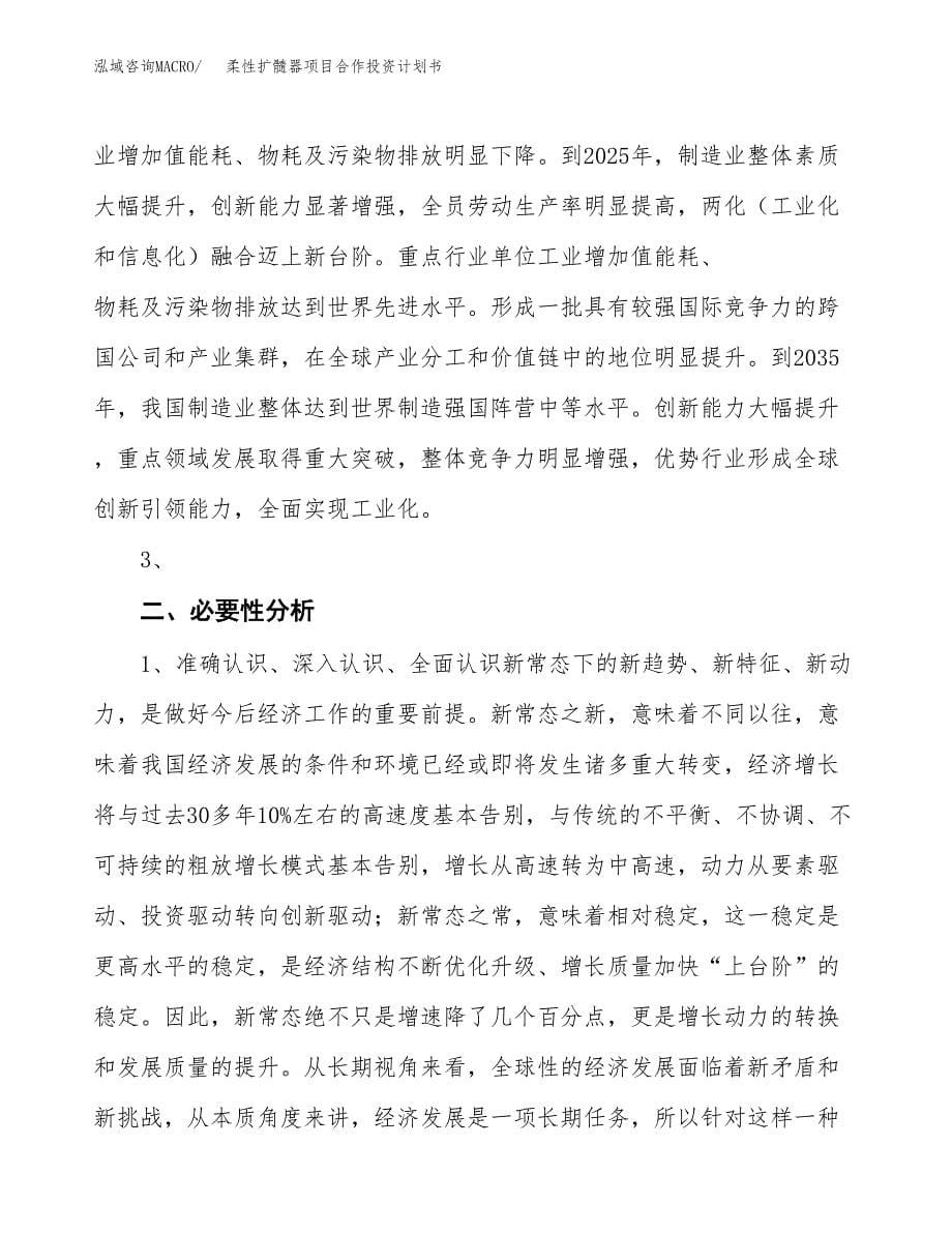 柔性扩髓器项目合作投资计划书.docx_第5页