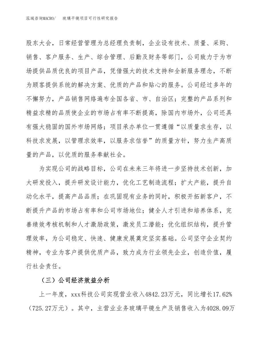 玻璃平镜项目可行性研究报告汇报设计.docx_第5页