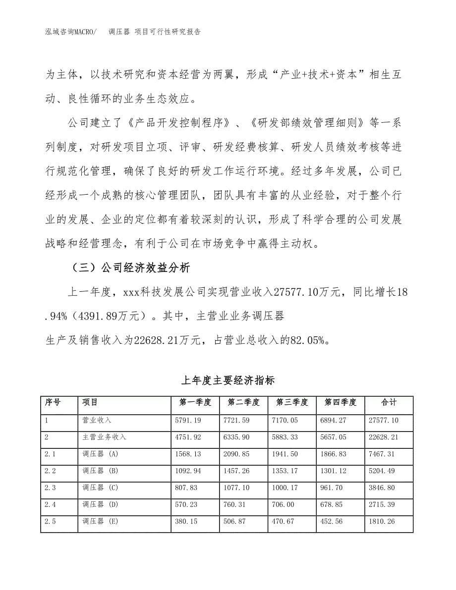 调压器 项目可行性研究报告汇报设计.docx_第5页