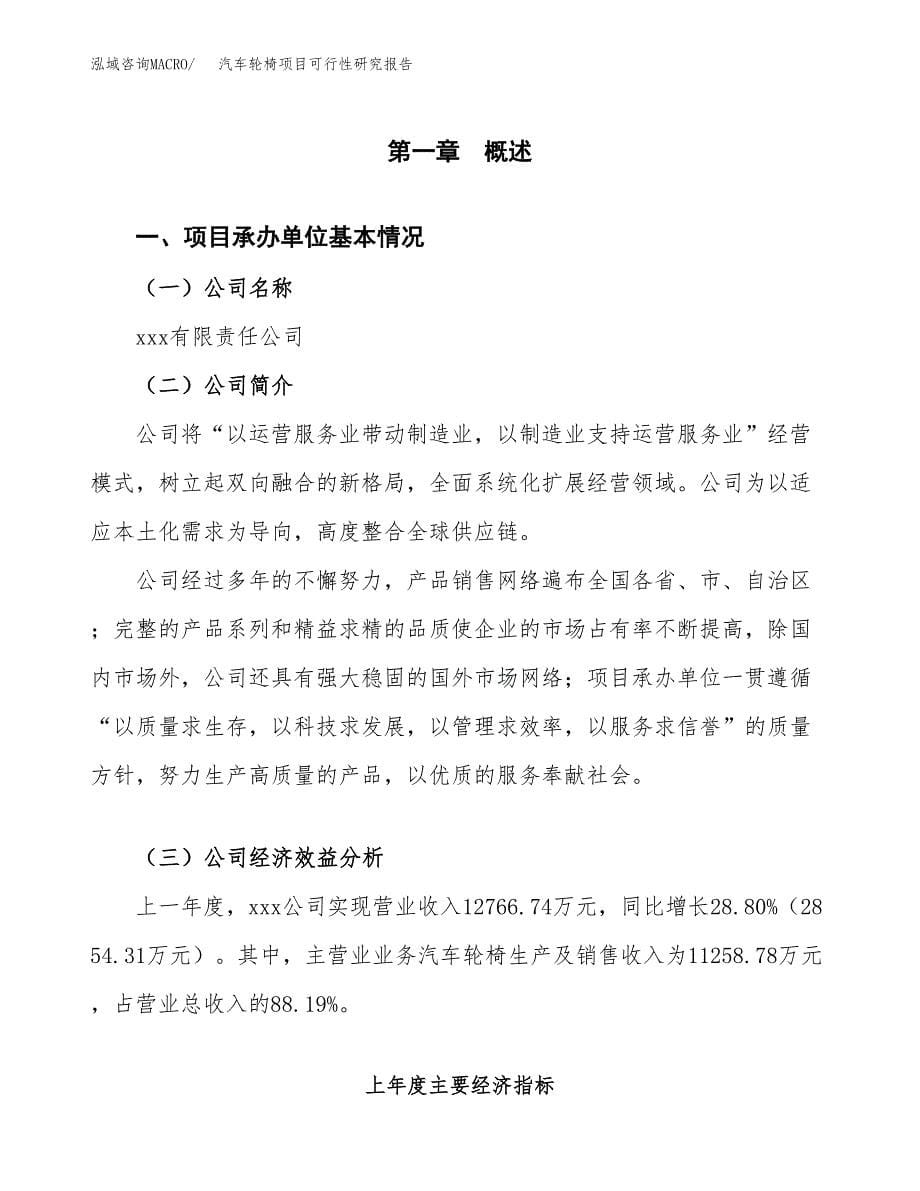 汽车轮椅项目可行性研究报告汇报设计.docx_第5页