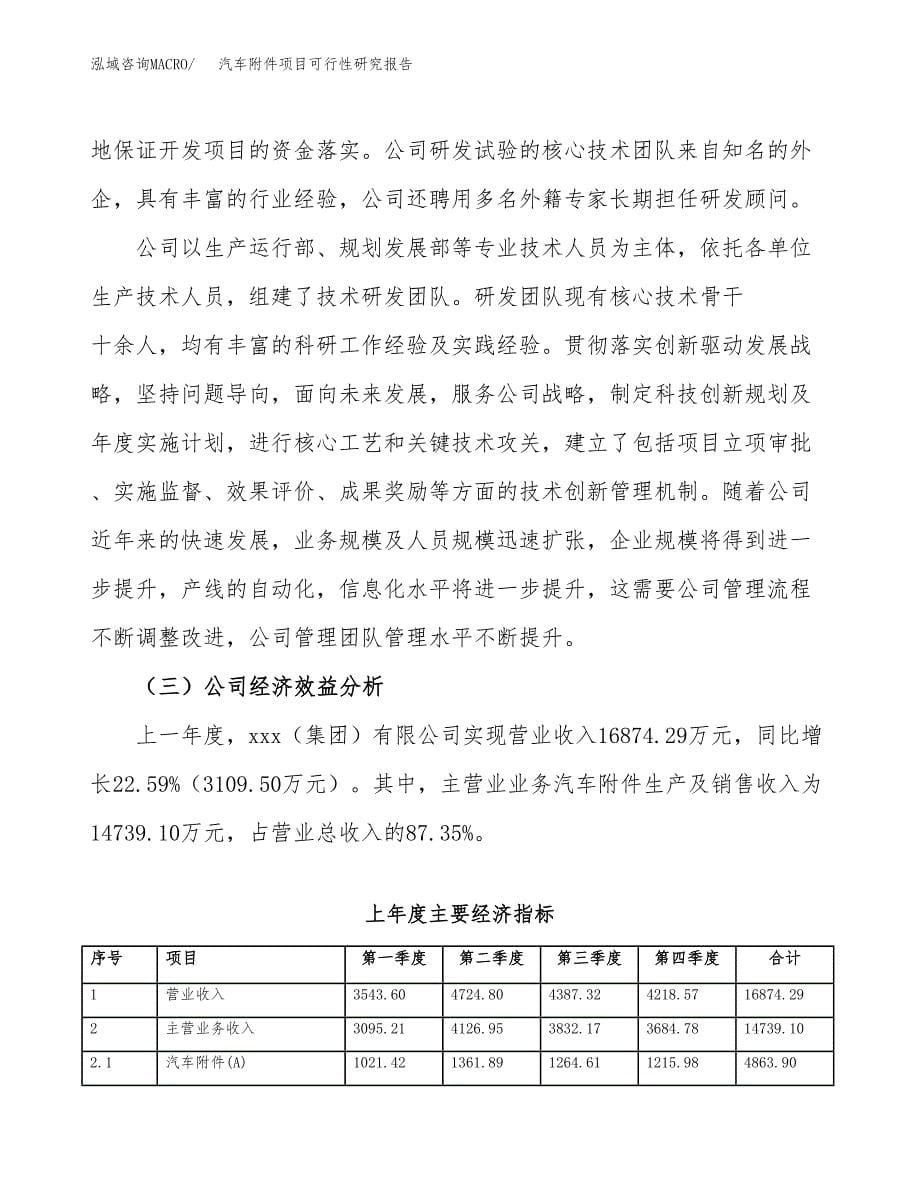 汽车附件项目可行性研究报告汇报设计.docx_第5页