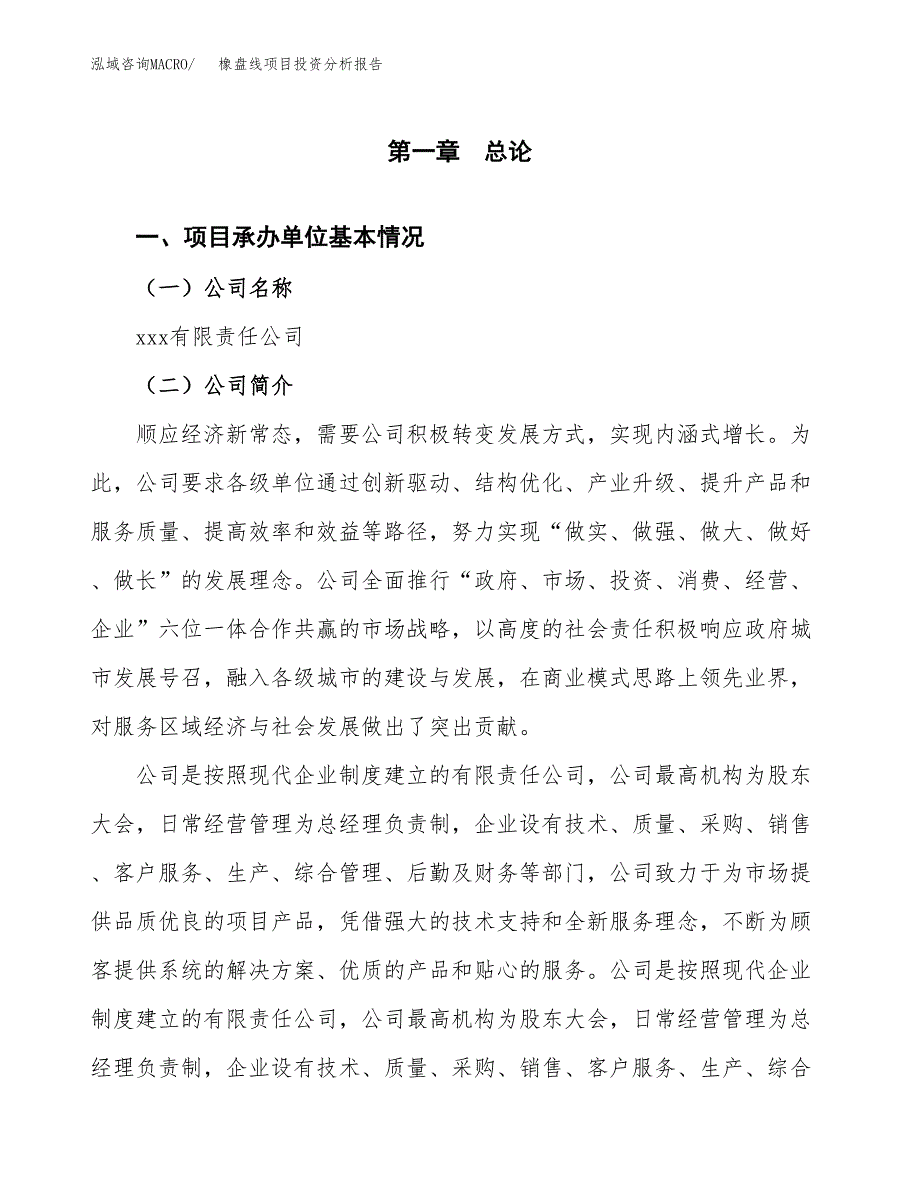 橡盘线项目投资分析报告（总投资10000万元）（47亩）_第2页